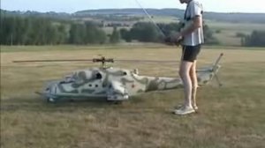 RC модель вертолета Ми-24