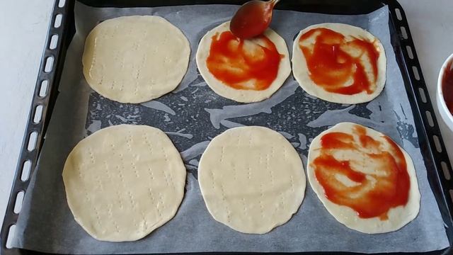 Мини Пиццы! Тонкое и Мягкое ТЕСТО ДЛЯ ПИЦЦЫ как в пиццерии!!! ТЕСТО идеальной  Пиццы