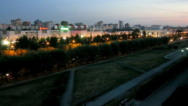 Пермь, вечер, эспланада смотреть онлайн