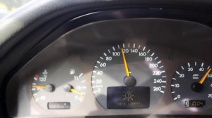 Mercedes w210 3.2i разгон 0-150