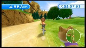 Wii Fit Plus - Island Cycling 20 Balloons Course Best Route Demonstration