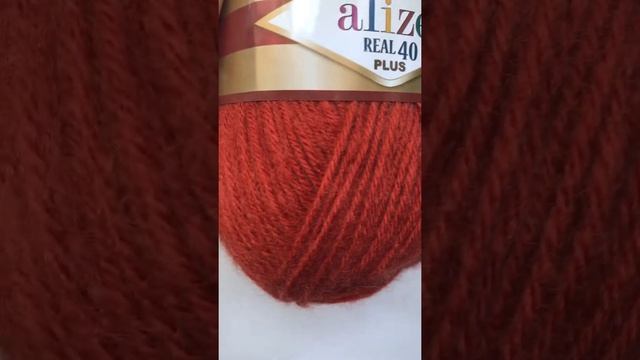 Подробный обзор полушерстяной пряжи Alize Angora Real 40 Plus №36 Медно-красный