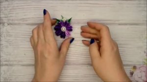 Лента в косу /МК/Hand мade/DIY/ Kanzashi