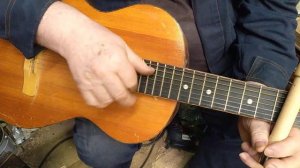 Семиструнная гитара. Вспоминаю сопливое, своё музицирование. Seven string - Russian guitar