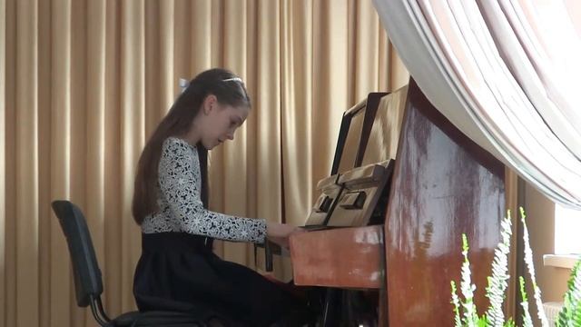 З.Клементи Соната фа мажор - Вероника Качуровская 3кл 10 лет. Clementi Sonatina in F major смотреть онлайн