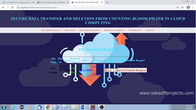 Secure Data Transfer and Deletion from Counting Bloom Filter in Cloud Computing | Cloud Computing