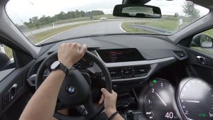 2020 BMW 118i F40 140 PS TOP SPEED AUTOBAHN DRIVE POV