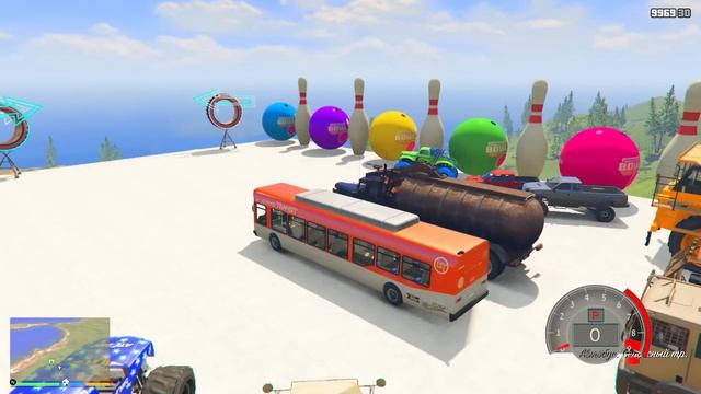 Какая Машина Проедет по ВОДНЫМ КОЧКАМ в ГТА 5 Моды! Эксперимент с крутыми тачками GTA 5 Mods... смотреть онлайн