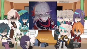 Genshin Impact characters react to the Traveler l Aether l Part 4/? | M!traveler l ? l