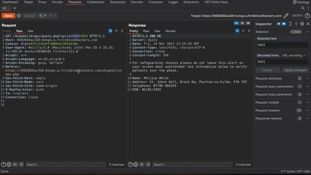 Insecure Direct Object Reference (IDOR) Vulnerability | FirstBlood v2 | Bug Bounty Service смотреть онлайн