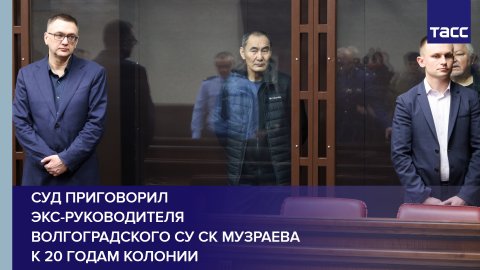 Суд приговорил экс-руководителя волгоградского СУ СК Музраева к 20 годам колонии #shorts