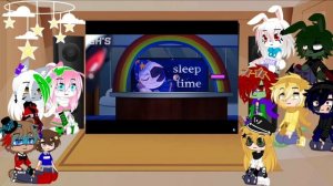 Fnaf security breach react to two face (darkside)