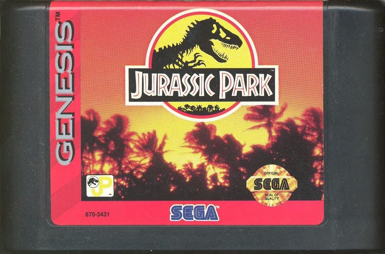 Sega Mega Drive 2 (Smd) 16-bit Jurassic Park Полное Прохождение за Raptora