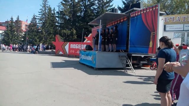 День Победы. Челябинская область. Село Долгодеревенское.Я на празднике. Небольшой обзор.