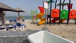 #8 ОАЭ ??. Обзор пляжа отеля Ramada by Wyndham Beach Hotel Ajman 4*. Июнь 2022