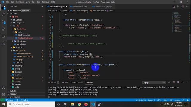 Laravel Repository Pattern CRUD Tutorial