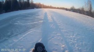 Мотоцикл Урал М 67 36. По льду 100км/ч.