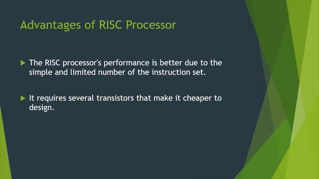 Advantages of RISC Microprocessor смотреть онлайн