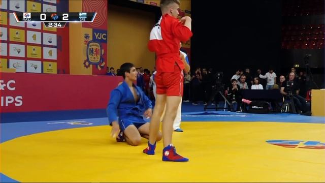 МОЛОДЕЖНОЕ ПЕРВЕНСТВО МИРА ПО САМБО 2022 В АРМЕНИИ 71кг. смотреть онлайн