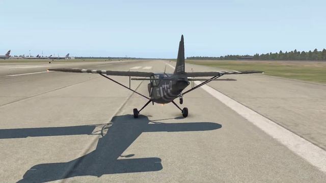 X-Plane 11. Stinson L5 Sentiel. смотреть онлайн