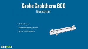 Grohe Grohtherm 800 Brusebatteri