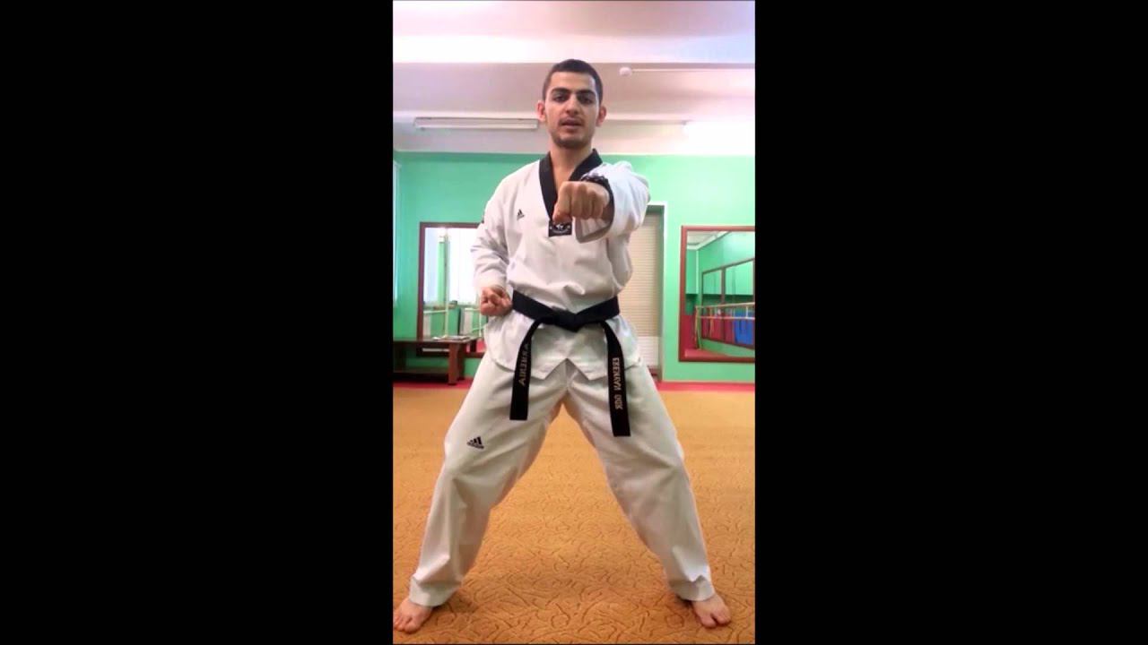 Taekwondo WTF. Удары руками Монтон Чириги, Ту Бон Чириги, Се Бон Чириги.