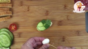 Вкусно, красиво, быстро – бутерброды с колбасой, сыром и помидорами на праздничный стол