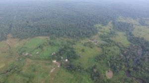 окрестности поселка Вытебеть с высоты птичьего полета