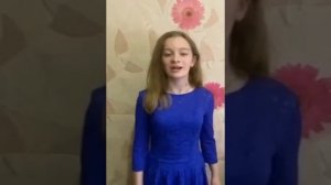 Новикова Елизавета с песней  "Россия-матушка"