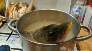 Царская уха с водкой