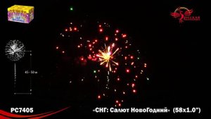 СНГ Салют НовоГодний (1,0х58) (РС7405)