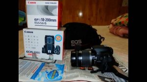 Знакомство с фотоаппаратом Canon EOS 600D Kit 18 200mm DSLR Photo Camera |  where to buy camera