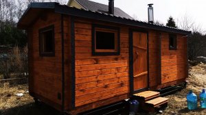 Баня под Ключ из Бруса в Чашу