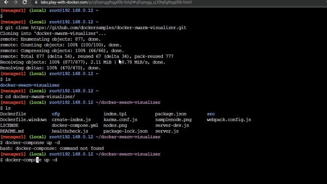 Docker Swarm Visualization | Docker 28 смотреть онлайн