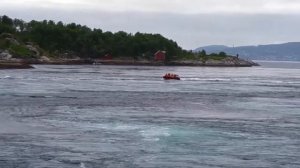 НОРВЕГИЯ.ВОДОВОРОТ МАЛЬСТРЕМ. БЕССТРАШНЫЕ ТУРИСТЫ.