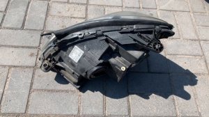 Mercedes benz w204 Removal front bumper heaglight cleaning снятие передних разбор фар и чистка
