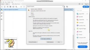 How To Verify/Validate Signature Of Domicile Certificate Using Adobe Acrobat