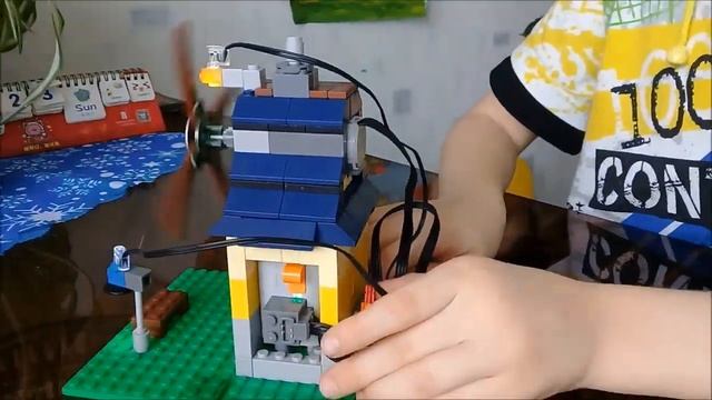 Самоделка "Мельница" из Лего-техик и конструктора Лего смотреть онлайн