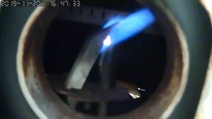 Газовый котел (горит Запальник)
