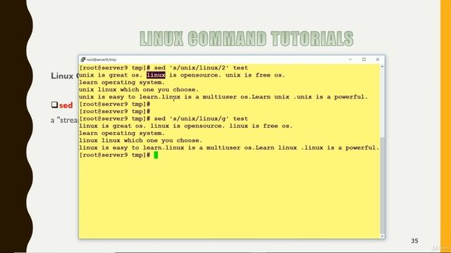 sed & awk Command | sed & awk Linux Command | Full Details sed & awk | Linux Commands 2020 смотреть онлайн
