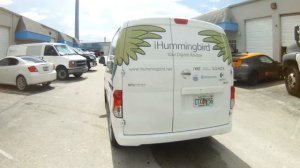 Nissan NV 200 Vinyl Graphics & Vinyl Lettering Boca Raton Florida | iHummingbird