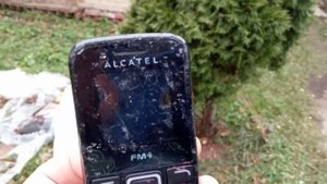 Краш тест кнопочного телефона Alcatel One touch 1008