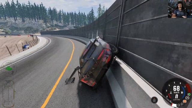 [ESSE CARRO É UM TANQUE DE GUERRA - GUERREIRO DA ESTRADA] :BeamNG.Drive смотреть онлайн