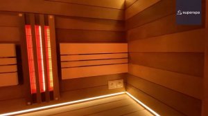 Дизайнерская сауна в стиле хайтек в частном доме "Ричмонд"