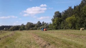 Второй укос!Много сена с двух гектар!