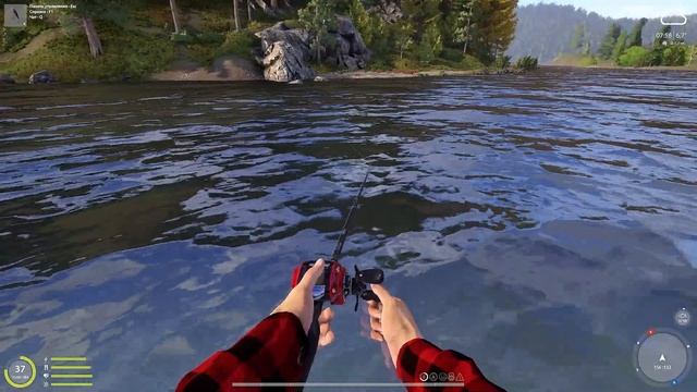 Как правильно выполнять рысканье используя топвотер в Русской Рыбалке 4 смотреть онлайн