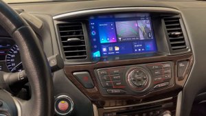 Установка магнитолы TEYES на nissan pathfinder 2014-2017 года 4 поколения!