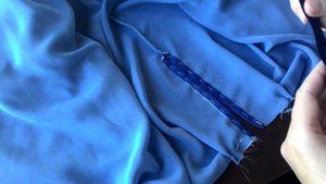 Как сшить юбку в складку из шифона с рисунком купон.