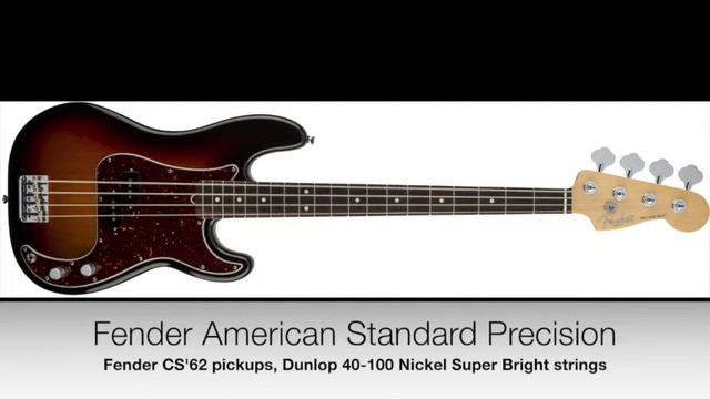 Mega Fender Bass Comparison (no talking) смотреть онлайн