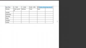 How to create a timetable using LibreOffice